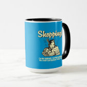 Winkelen: ik ben niet veroordeeld mok (Voorkant rechts)