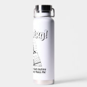 Winkelen: ik ben niet veroordeeld waterfles (Achterkant)