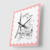 Winkelen in de muur van Parijs Vierkante Klok (Hoek)