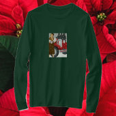 Winkelen in de sneeuw t-shirt