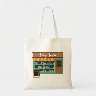 Winkelen in Indie Bookstores Tote Bag