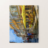 Winkelen in Porto - The Real Portugal Jigzaag Puzz Legpuzzel (Verticaal)