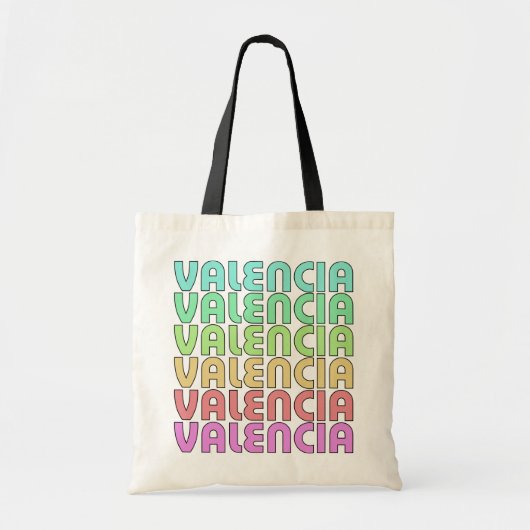 Winkelen in Valencia Tote Bag (Voorkant)