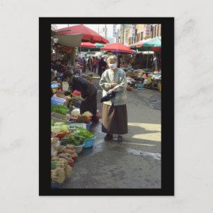 Winkelen in Waegwan, Southkorea (2006) Briefkaart