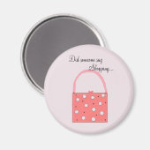 Winkelen is leuk magneet (Voorkant / Achterkant)