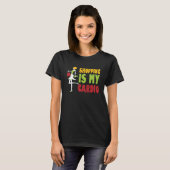 Winkelen is mijn Cardio Funny T-shirt (Voorkant volledig)