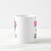 Winkelen is mijn cardio grafische afdruk (v1) koffiemok (Center)