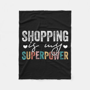 Winkelen Is Mijn Superleuke Grappige Winkelspreuk Fleece Deken