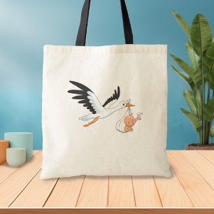 Winkelen met een Baby die eerst wordt geseld Tote Bag