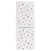 Winkelen met het kajuitkat wijn cadeautas (Achterkant)