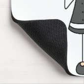 Winkelen met mobiele telefoon Mousepad Muismat (Hoek)