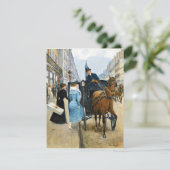 Winkelen op de Rue de la Paix, fijne kunst Kaart (Staand voorkant)