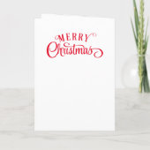 Winkelen op hoog niveau en met kerstmis voor Girdl Feestdagen Kaart (Achterkant)