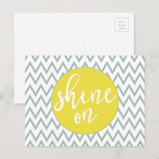 Winkelen op postkaart (Voorkant / Achterkant)