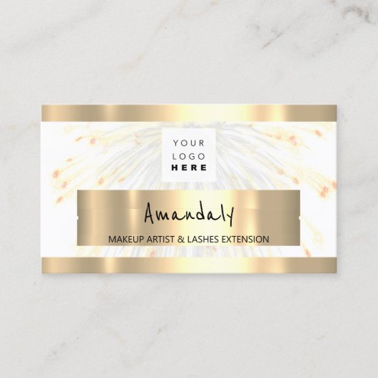 Winkelen QR CODE-Logo zomervuurwerk Visitekaartje (Voorkant)