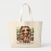 Winkelen Queen Canvas tas - Chique en eco-vriendel (Voorkant)
