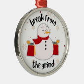 Winkelen Sneeuwman BFTG Ornament (Rechts)