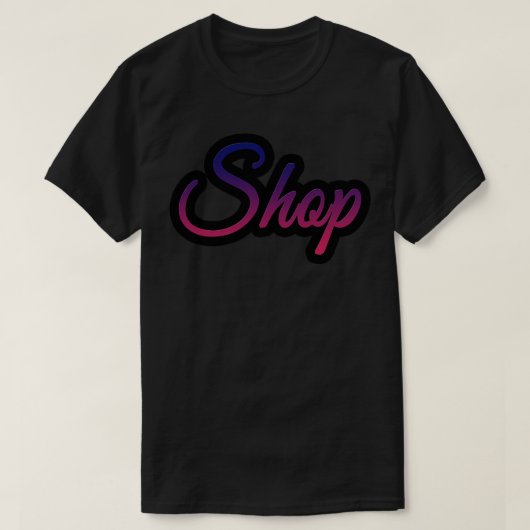 Winkelen T-shirt (Design voorkant)