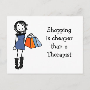 Winkelen tot je Briefkaart laat vallen Uitnodigen