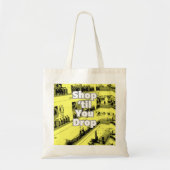 Winkelen tot je het ontwerp laat vallen. tote bag (Voorkant)
