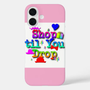 Winkelen tot je leuke roman laat vallen iPhone 16 hoesje