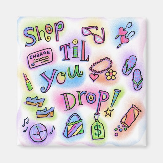 Winkelen tot je magneet laat vallen (Voorkant)