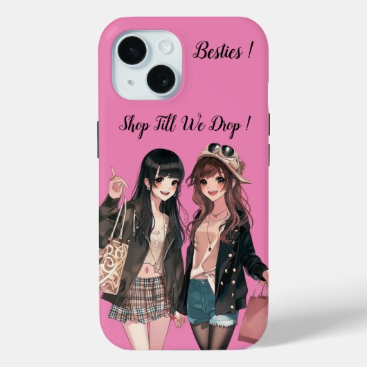 Winkelen tot we vallen, beste vrienden Case-Mate iPhone case (Achterkant)