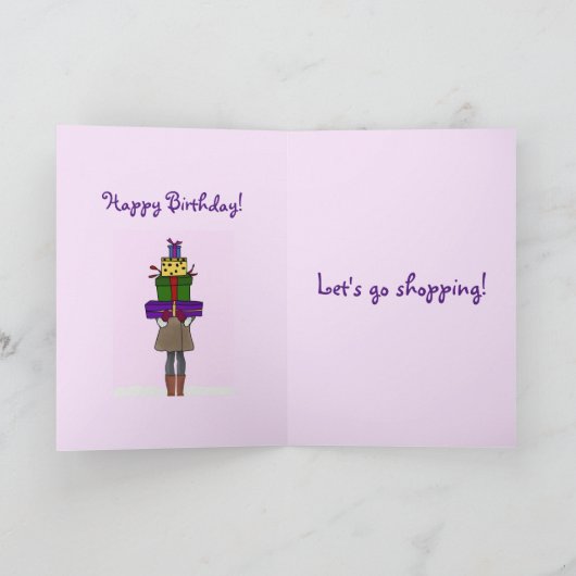 WINKELEN VERJAARDAG KAART (Binnen)