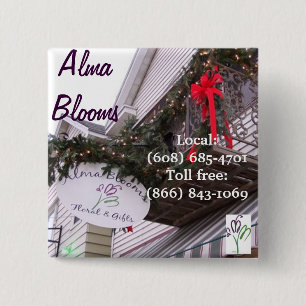 Winkelen Vierkante Button 5,1 Cm