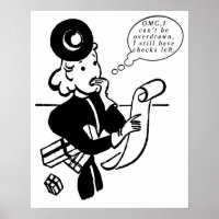 Winkelen voor de kleinste vrouw met een grappige f