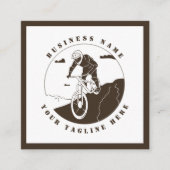 Winkelen voor extreme bergfietsen vierkante visitekaartje (Voorkant)