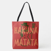 Winkelen voor kerstmis Snowman Hakuna Matata Tote Bag (Voorkant)