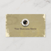 Winkelen voor  koffie voor papier visitekaartje (Voorkant)