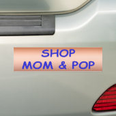 Winkelen voor Mon Pop Bumpersticker (Op auto)