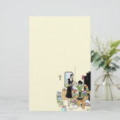 Winkelen voor petten briefpapier (Staand voorkant)