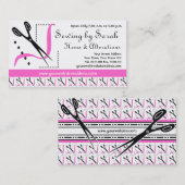 Winkelen voor wijzigingen, zeemleder of winkels in visitekaartje (Voorkant / Achterkant)