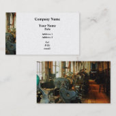 Winkelen voor zware machines visitekaartje (Voorkant / Achterkant)