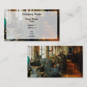 Winkelen voor zware machines visitekaartje (Voorkant / Achterkant)