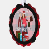 Winkelen Voordelen Ornament Kaart (Links)