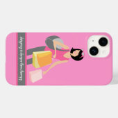 Winkelen vs. Therapie Phone Case (Achterkant (horizontaal))