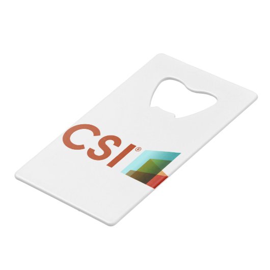 WinkelenCSI Creditkaart Flessenopener (Achterkant Gekanteld)