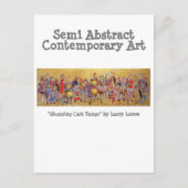 Winkelend winkelwagentje Tango #130109 Briefkaart (Voorkant)