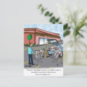 Winkelende Cartoon 9392 Briefkaart (Staand voorkant)