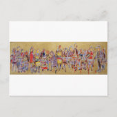 Winkelende kunst Tango veegt de keukenretro dans u Briefkaart (Voorkant)