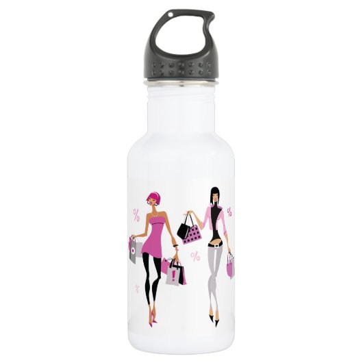 Winkelflesje voor vrouwen waterfles (Voorkant)