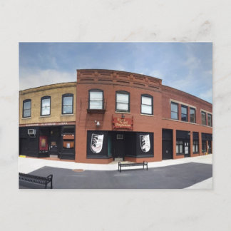 Winkelfront op briefkaart