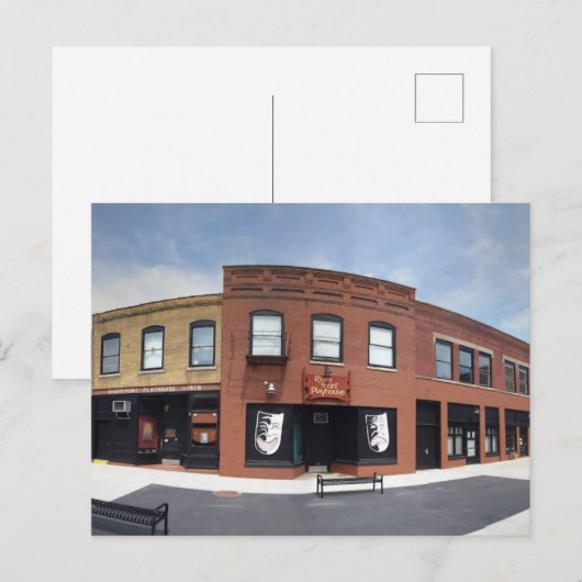 Winkelfront op briefkaart (Voorkant / Achterkant)