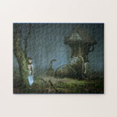 WINKELHUIS SPOOKY KINDER JIGSAW PUZZLE LEGPUZZEL (Horizontaal)