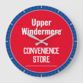 Winkelier Lokale Winkels Muur Klok (Voorkant)