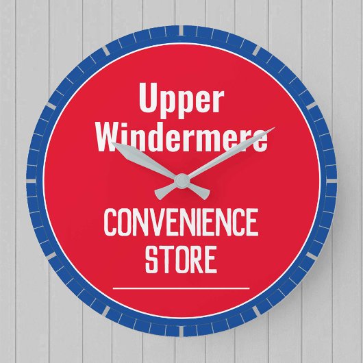 Winkelier Lokale Winkels Muur Klok